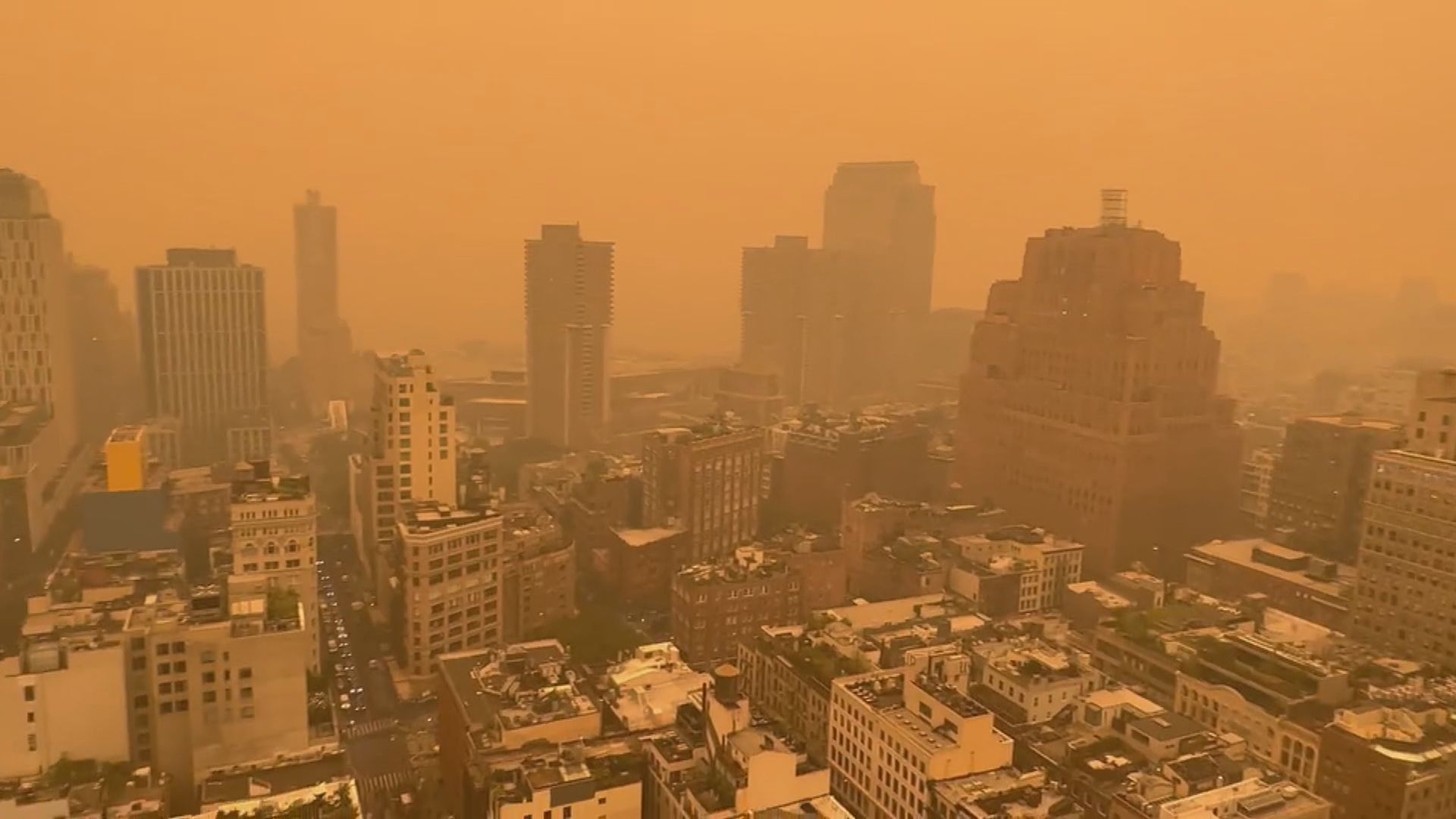 加拿大山火濃煙持續影響北美地區 紐約一度成為全球空氣污染最嚴重城市