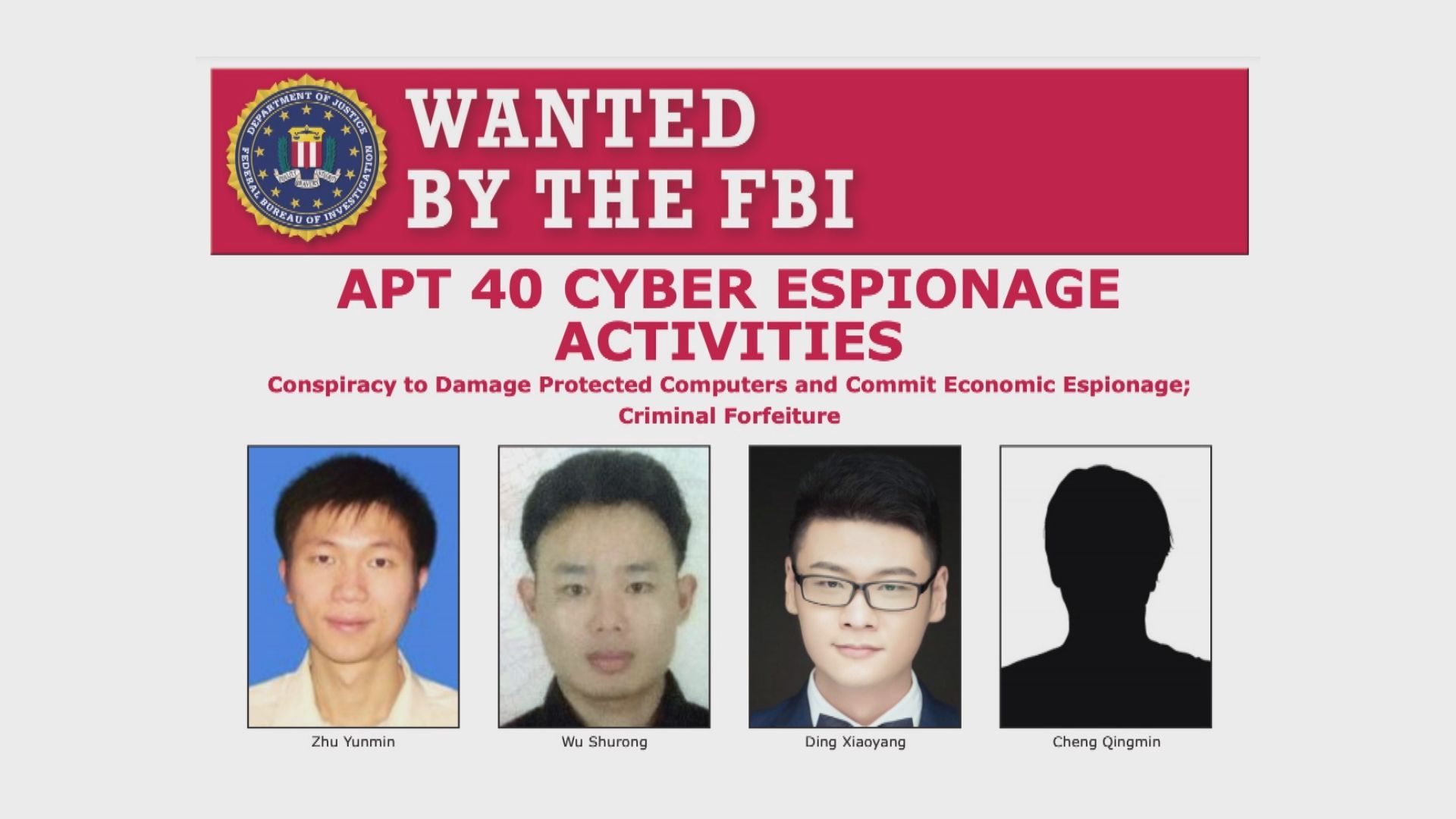 美國指中國在全球範圍進行黑客活動和網攻