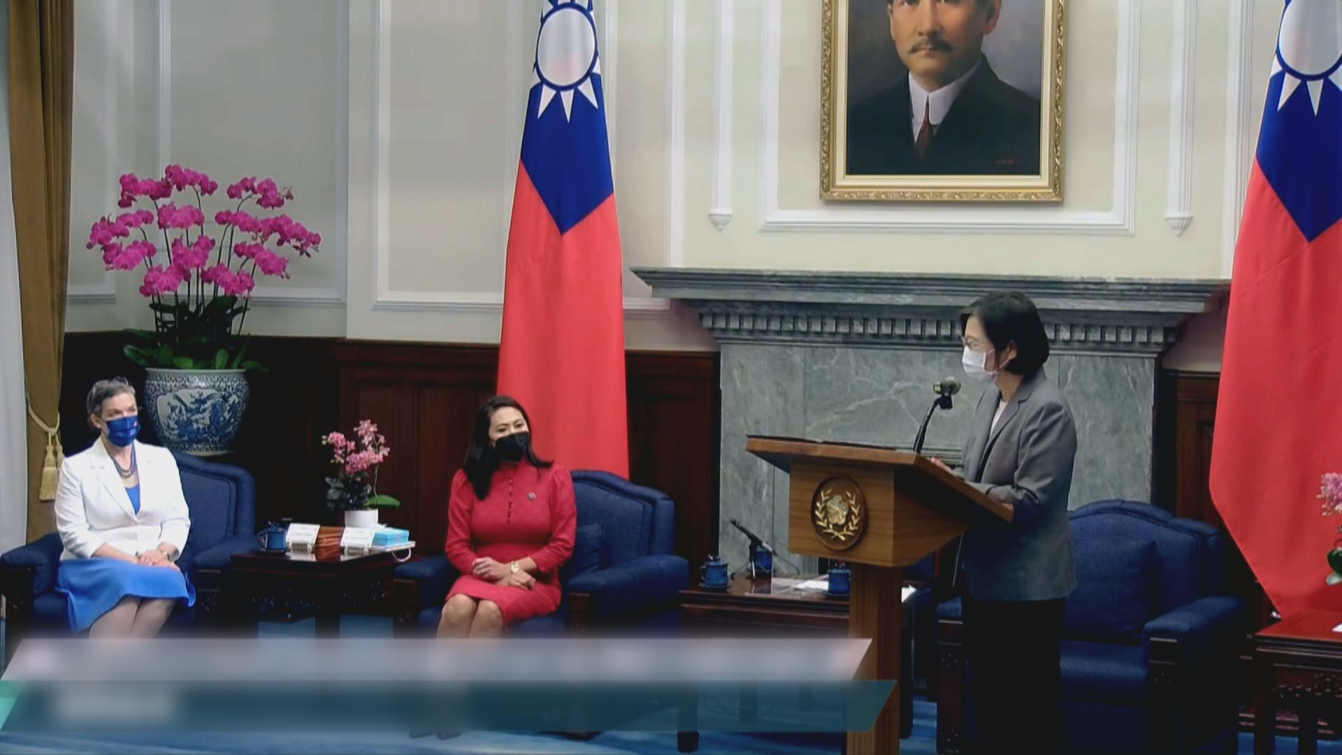 蔡英文：台灣會與民主夥伴維護區域和平穩定