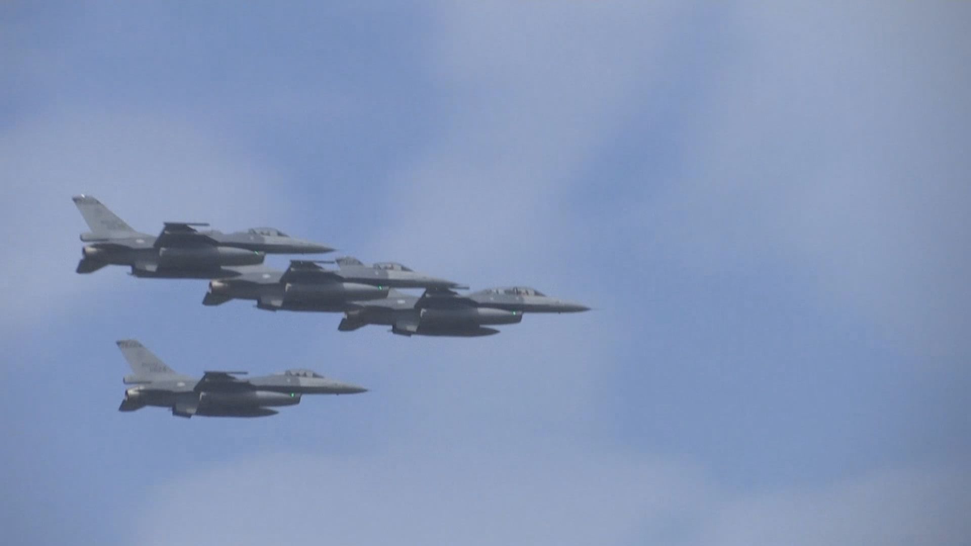 報道指美國研究提早向台灣交付F-16戰機