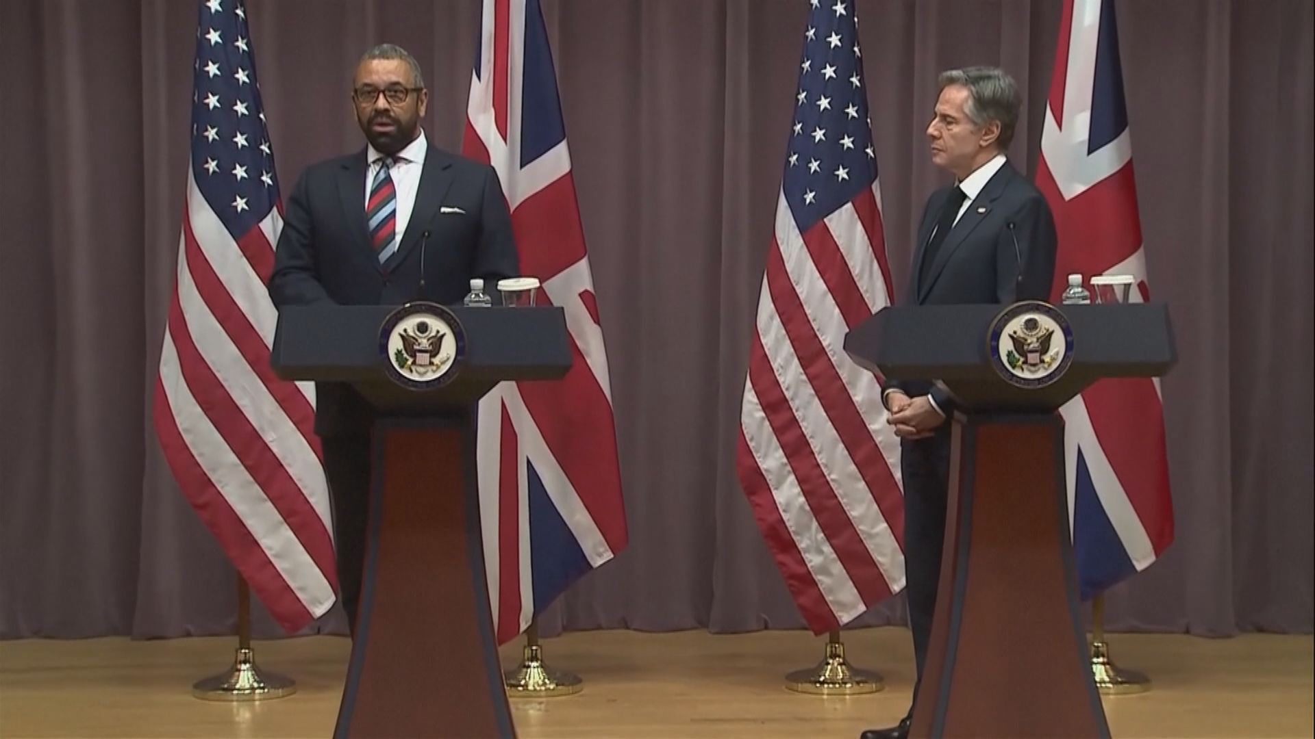 美英外長會晤　指兩國應對台海問題做法一致