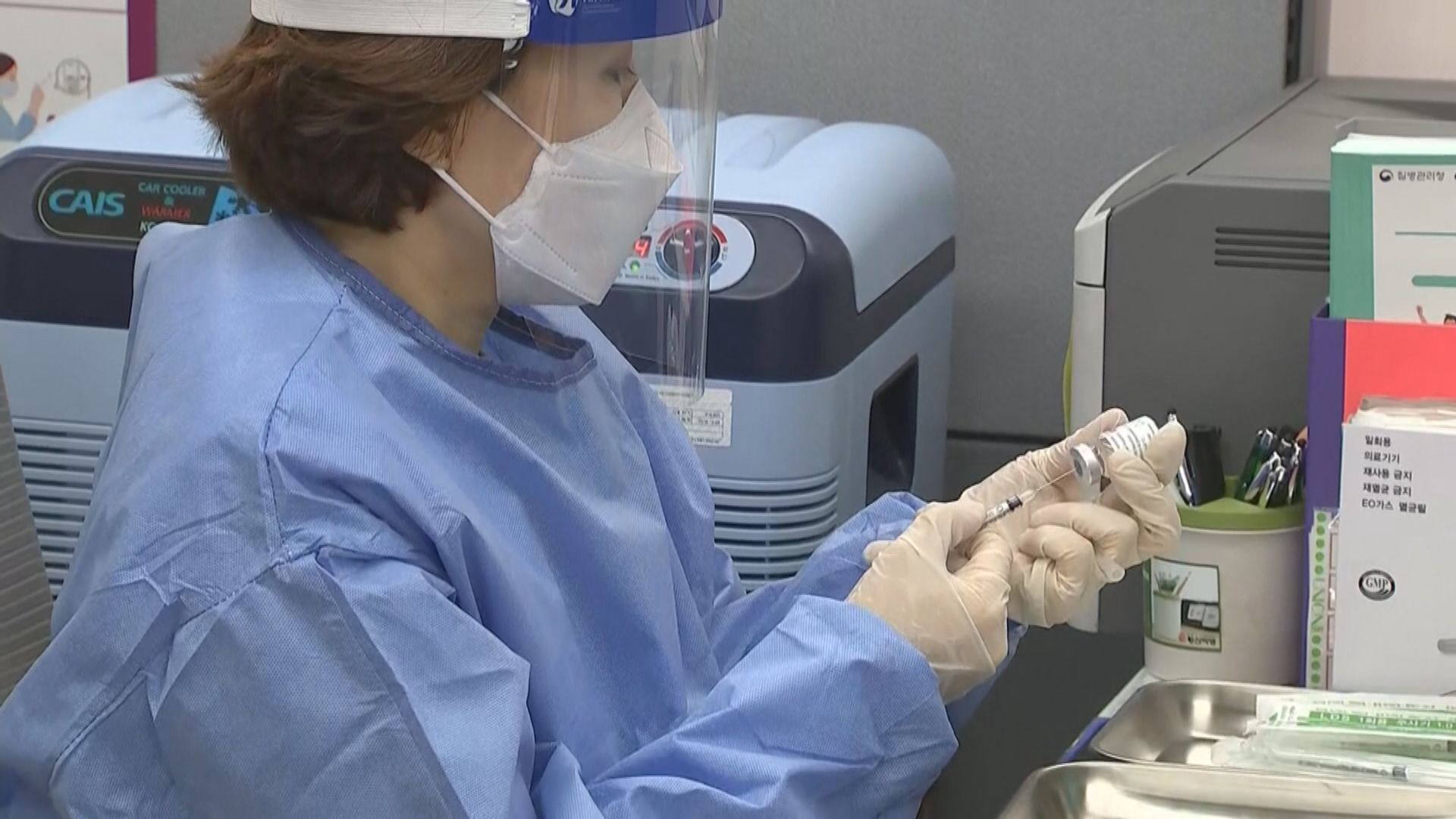 南韓多五人接種新冠疫苗後染疫