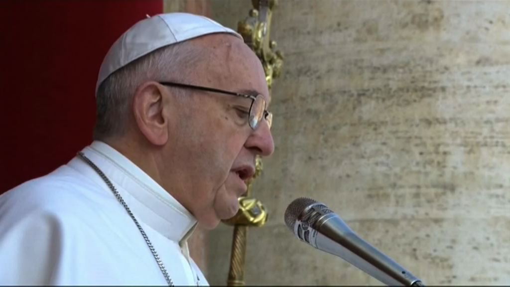 教宗為敘利亞內戰及恐襲受害者祈禱