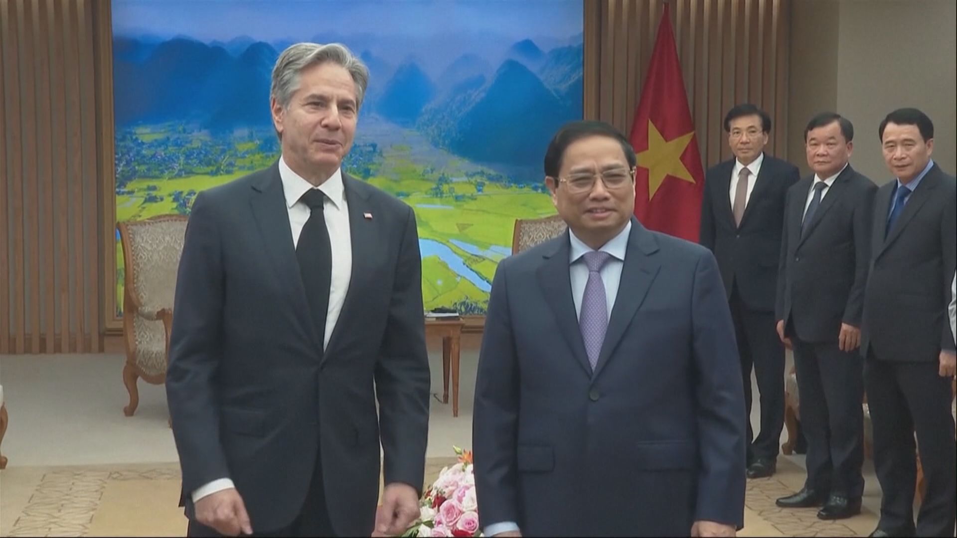 越南總理與布林肯同意提升越美夥伴關係