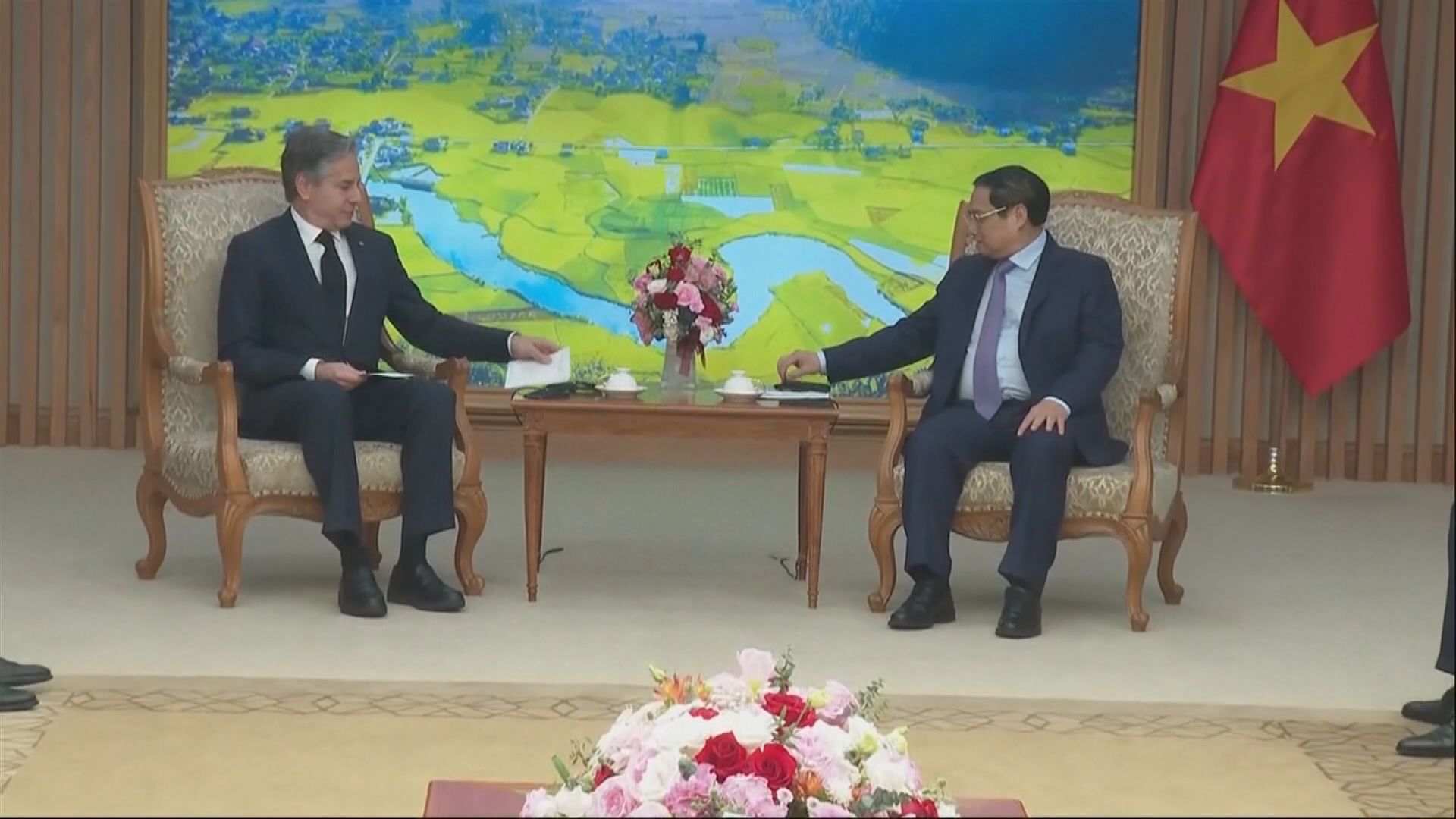 越南總理與布林肯同意提升越美夥伴關係