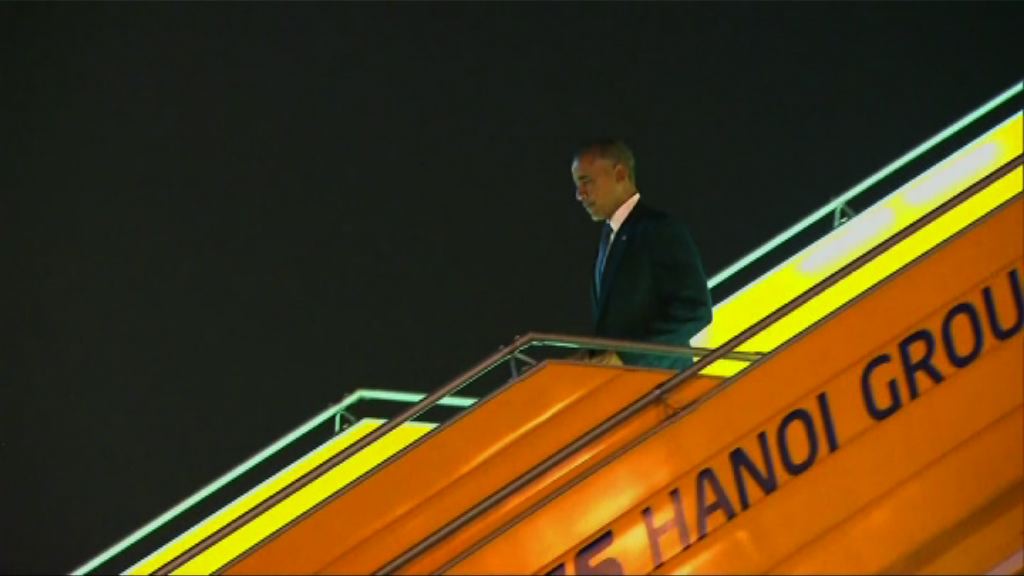奧巴馬抵越南　今與國家高層會面