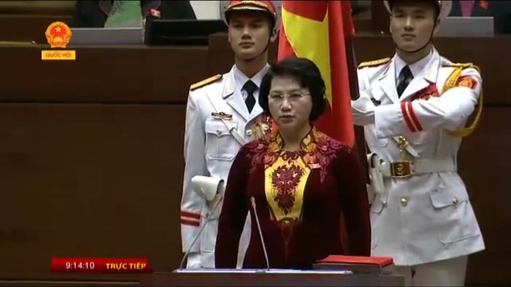 阮氏金銀成為越南國會首位女主席