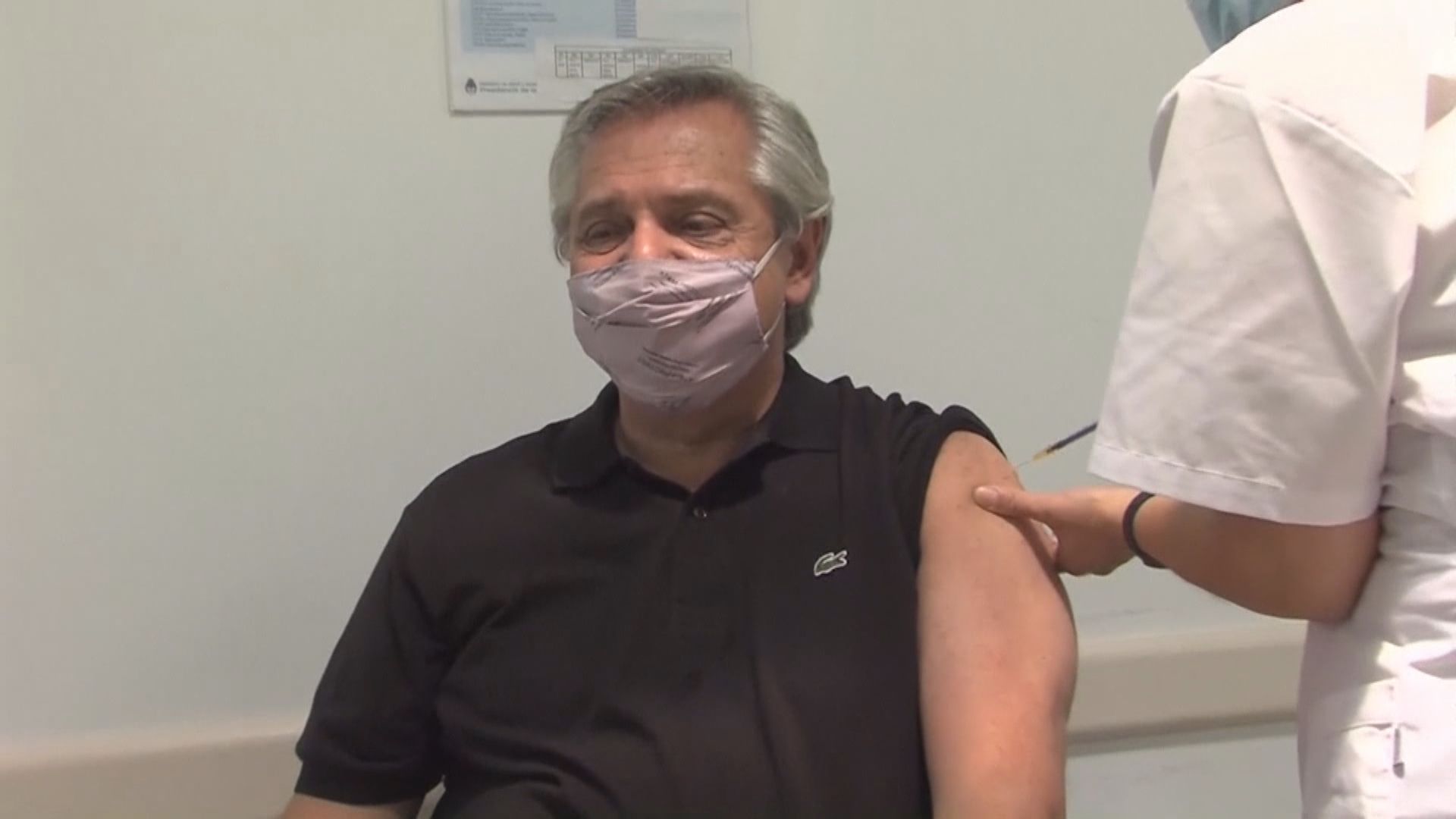 阿根廷總統二月完成接種俄羅斯新冠疫苗後確診