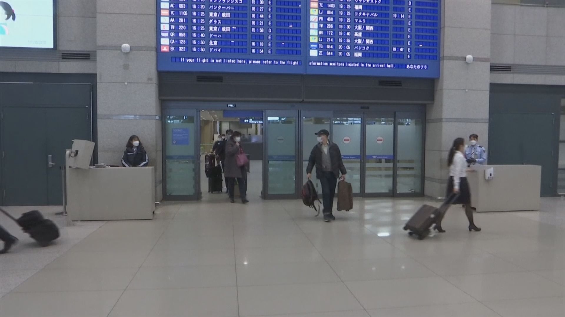 南韓下周起要求來自中國旅客抵境後做核酸檢測