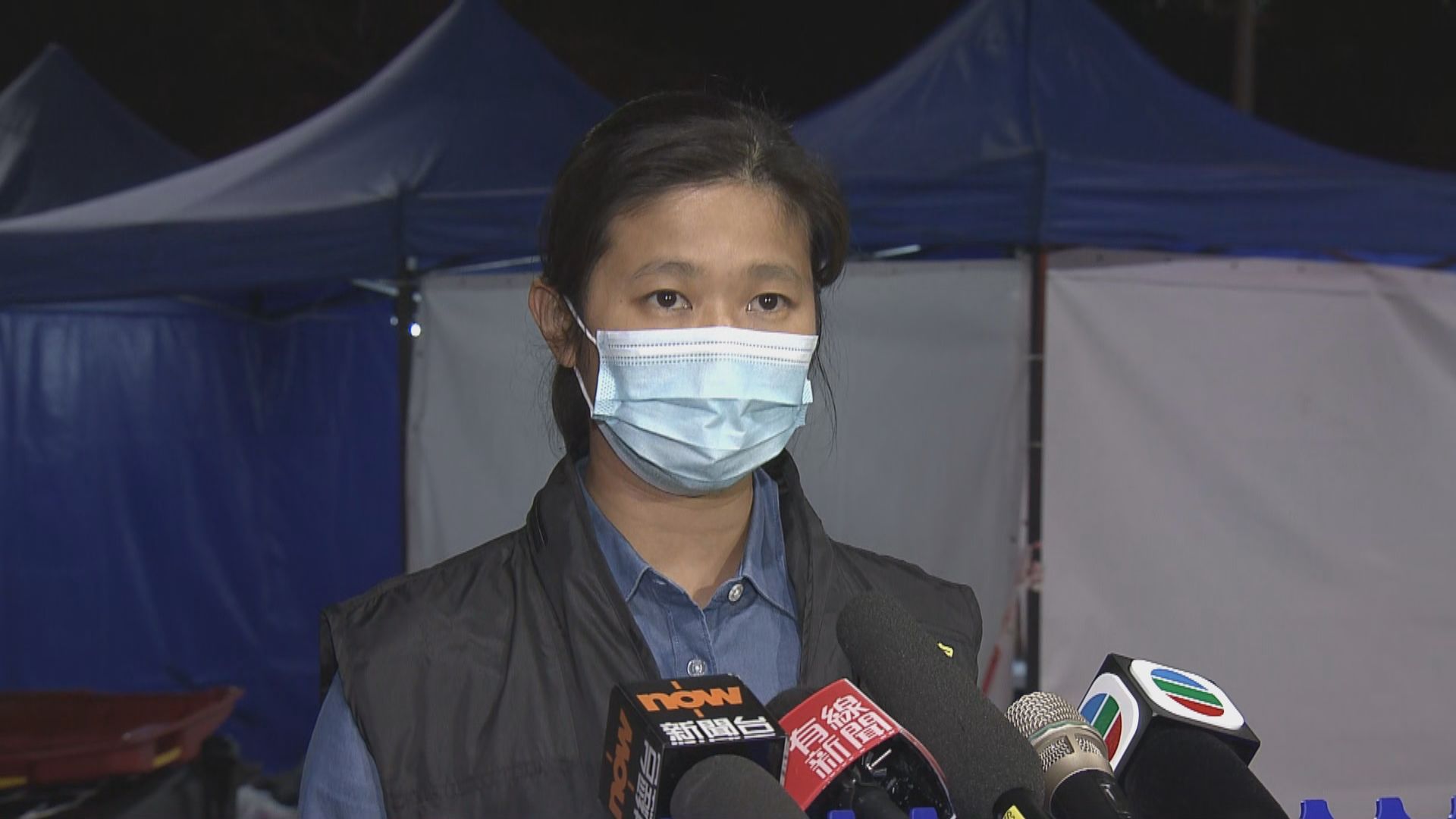 大圍新翠邨檢測站疑有人縱火　27歲無業男子被捕