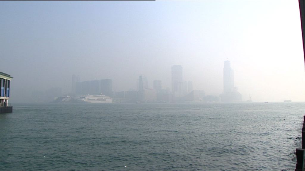 受「鮎魚」下沉氣流影響本港空氣質素差