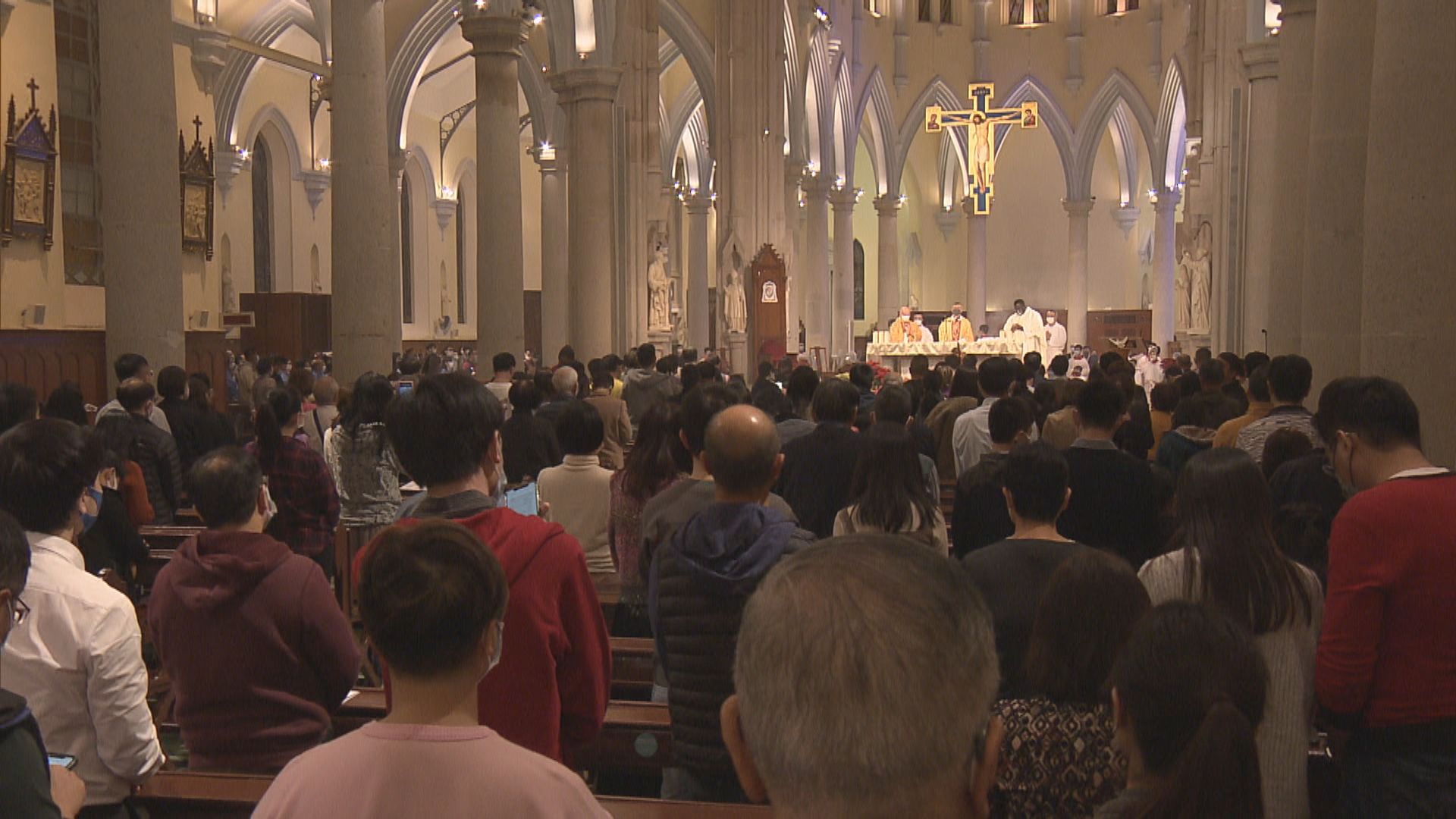天主教香港教區舉行子夜彌撒