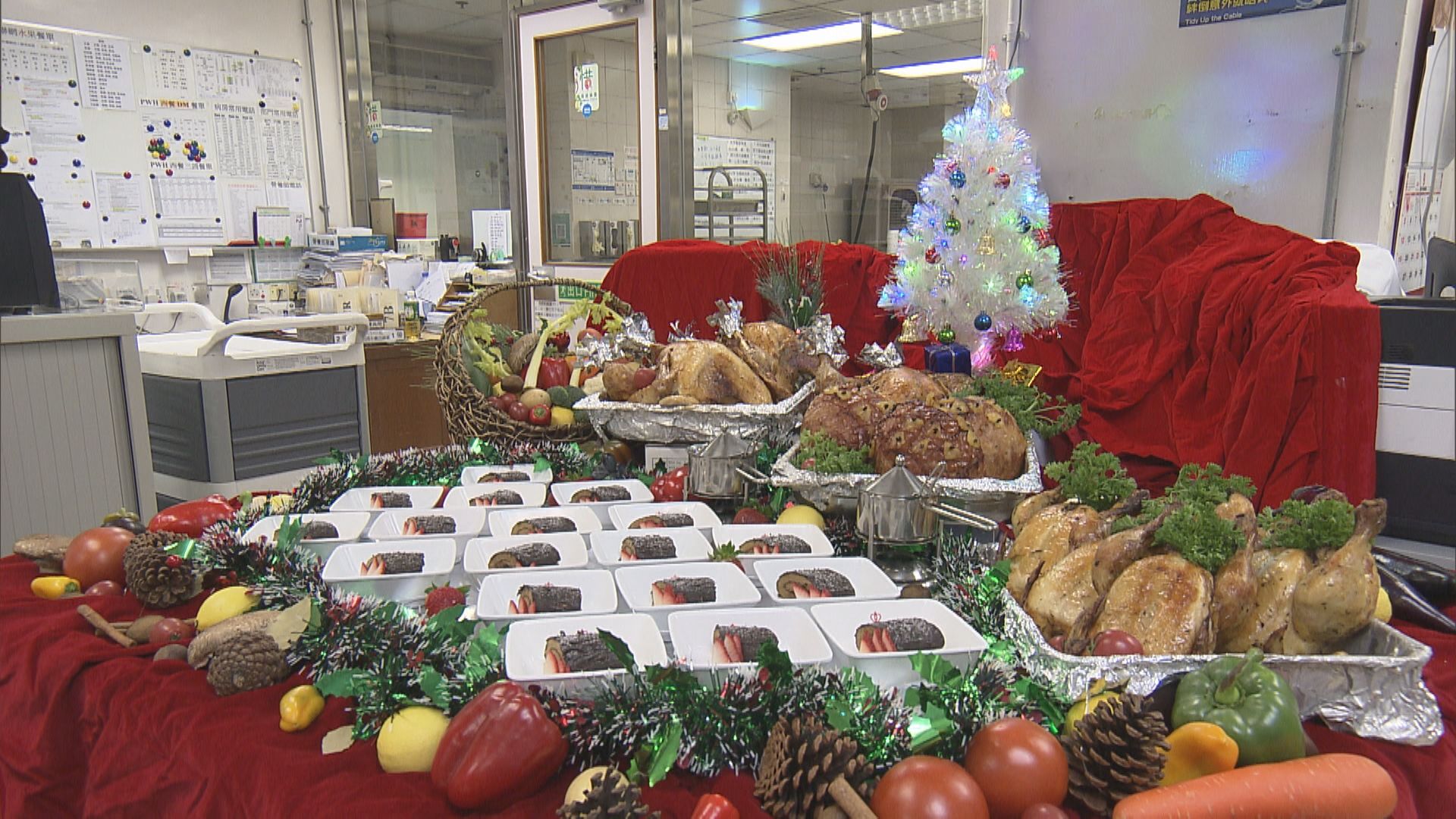 威爾斯親王醫院為留院病童準備聖誕大餐增添節日氣氛