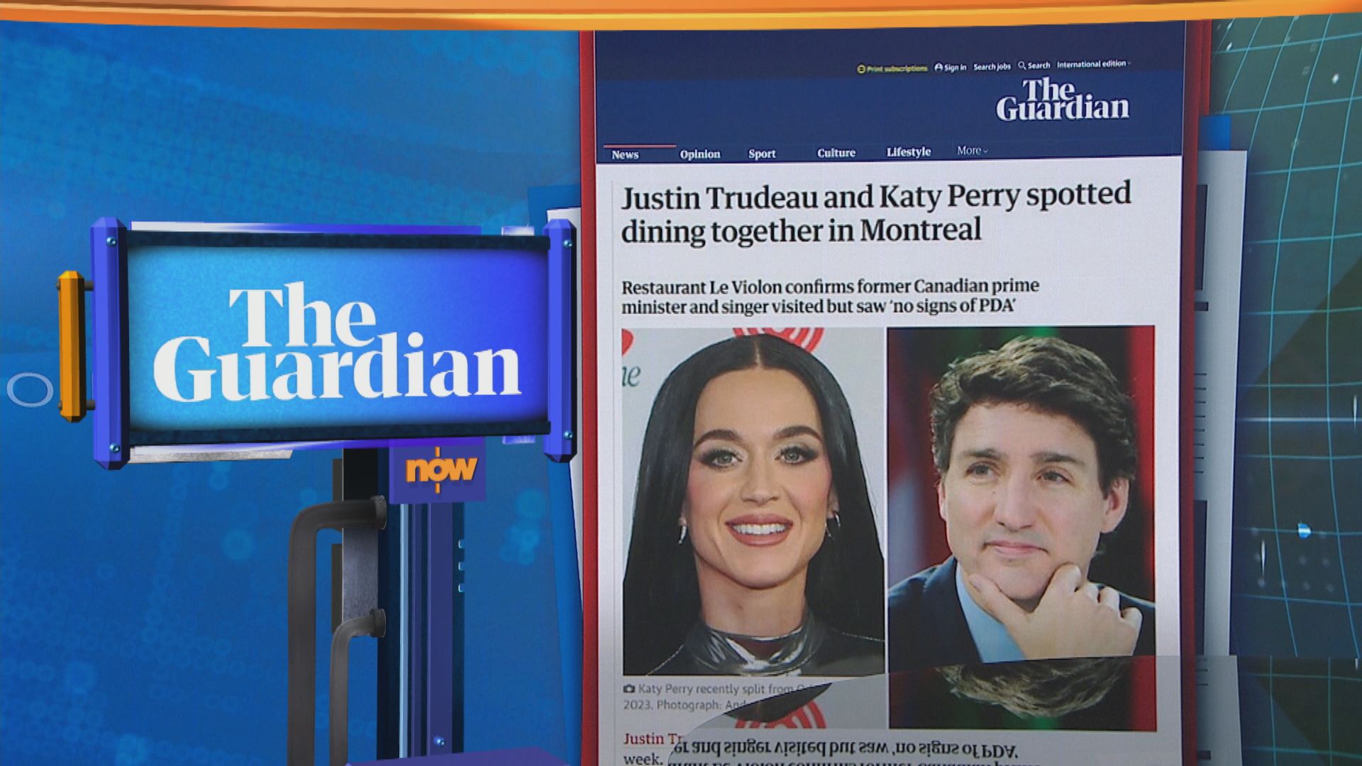 世味天下｜杜魯多Katy Perry共晉晚餐　大方現身演唱會捧場